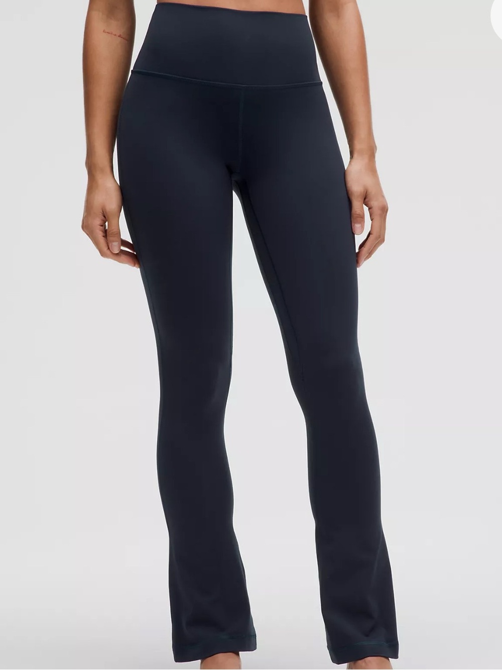 Black Lululemon Align High-Rise Mini-Flare Pant - Tall